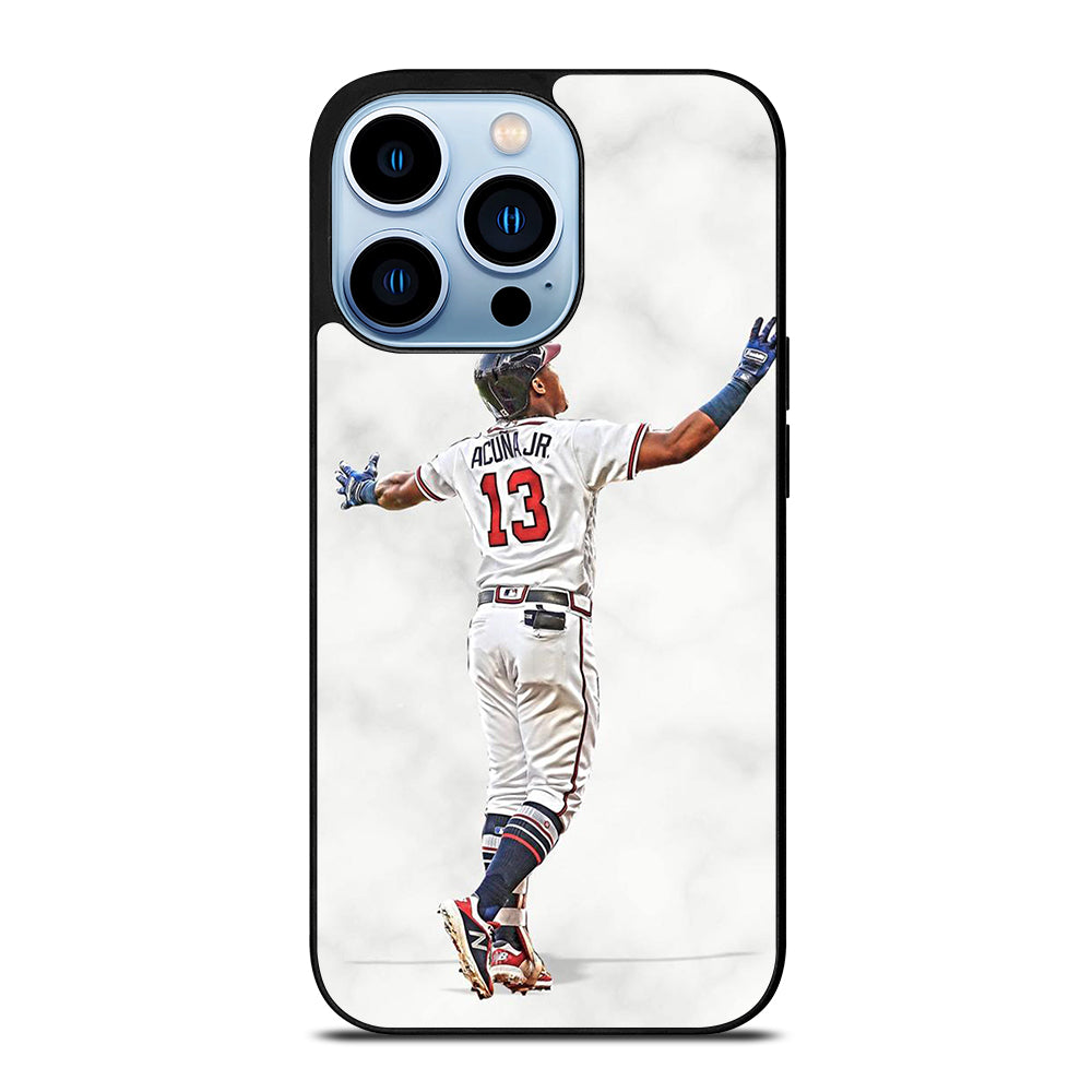 RONALD ACUNA JR ATLANTA BRAVES MARBLE iPhone 13 Pro Max Case Cover