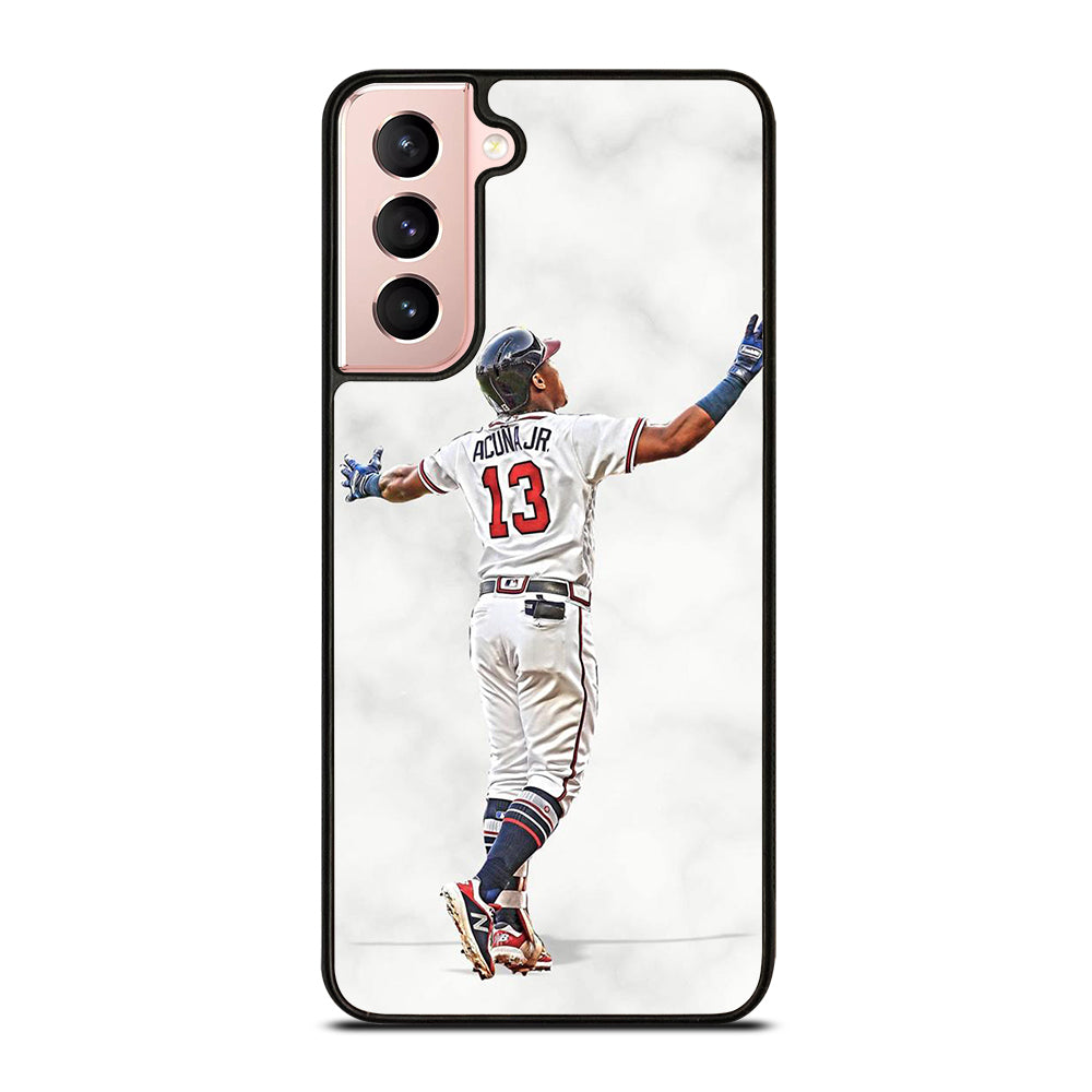 RONALD ACUNA JR ATLANTA BRAVES MARBLE Samsung Galaxy S21 Case Cover