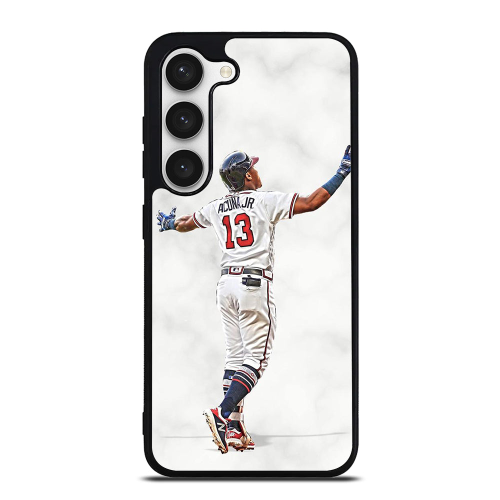 RONALD ACUNA JR ATLANTA BRAVES MARBLE Samsung Galaxy S23 Case Cover