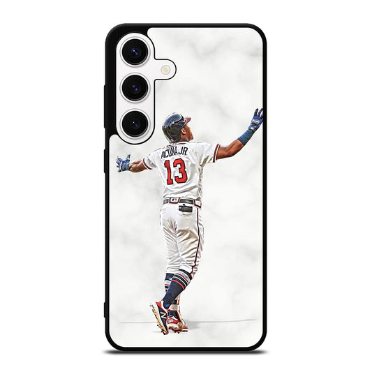 RONALD ACUNA JR ATLANTA BRAVES MARBLE Samsung Galaxy S24 Case Cover