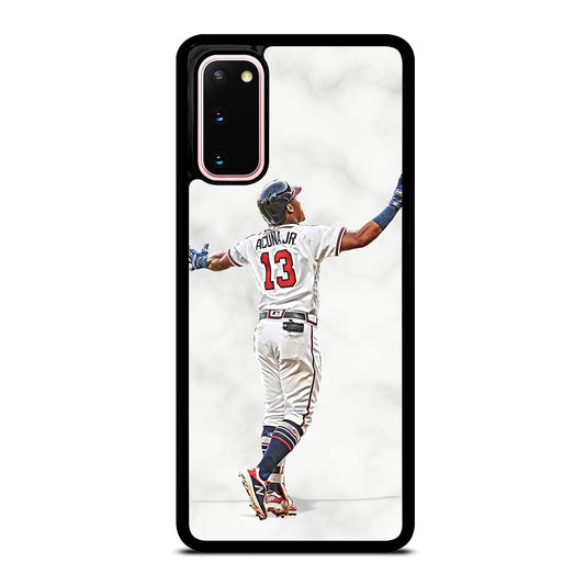 RONALD ACUNA JR ATLANTA BRAVES MARBLE Samsung Galaxy S20 Case Cover