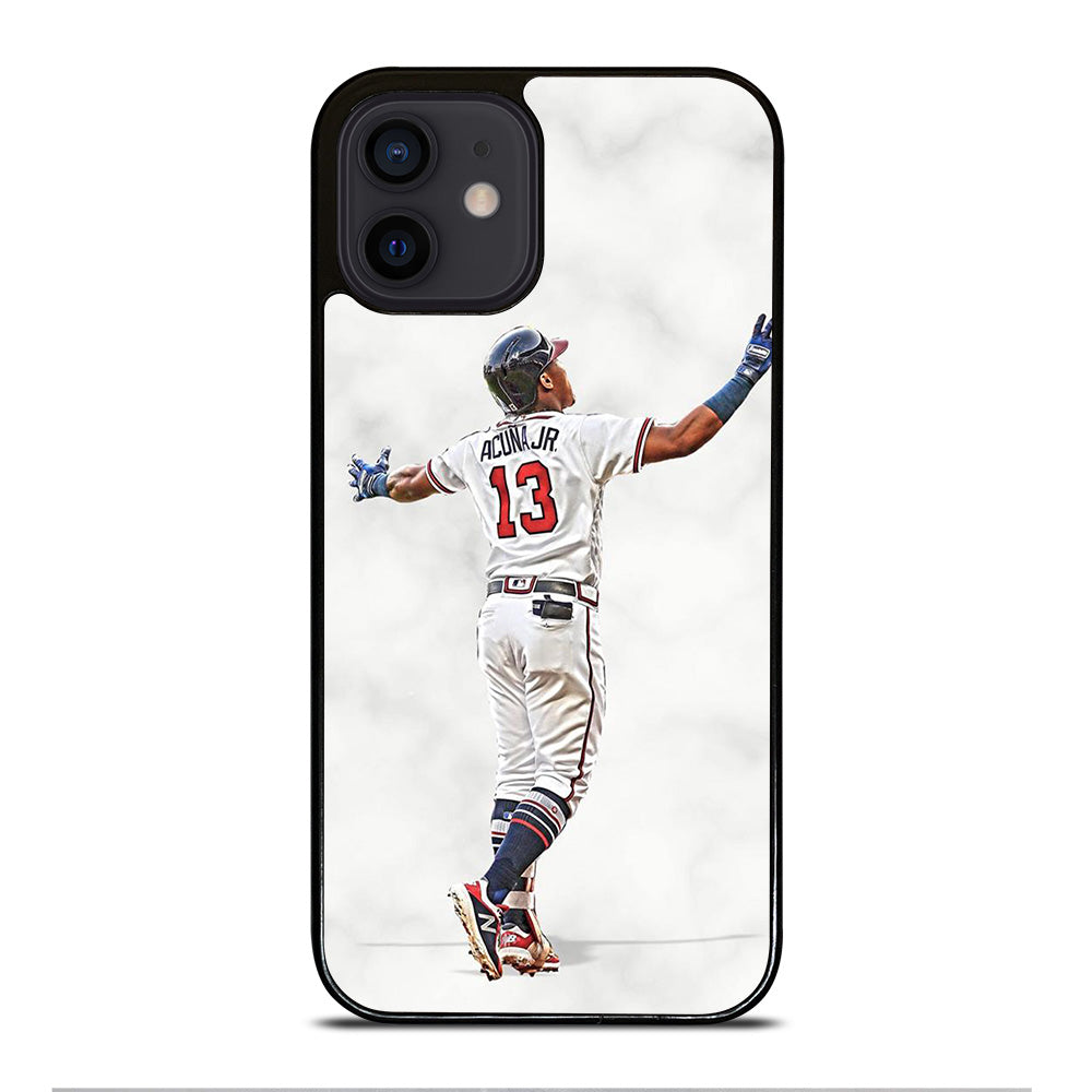 RONALD ACUNA JR ATLANTA BRAVES MARBLE iPhone 12 Mini Case Cover