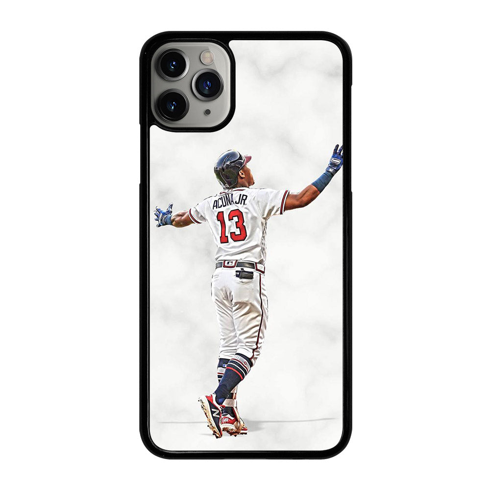 RONALD ACUNA JR ATLANTA BRAVES MARBLE iPhone 11 Pro Max Case Cover