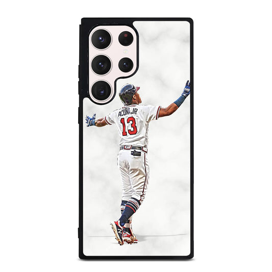 RONALD ACUNA JR ATLANTA BRAVES MARBLE Samsung Galaxy S23 Ultra Case Cover