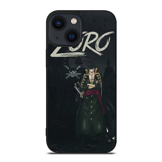 RORONOA ZORO ONE PIECE ANIME iPhone 14 Plus Case Cover