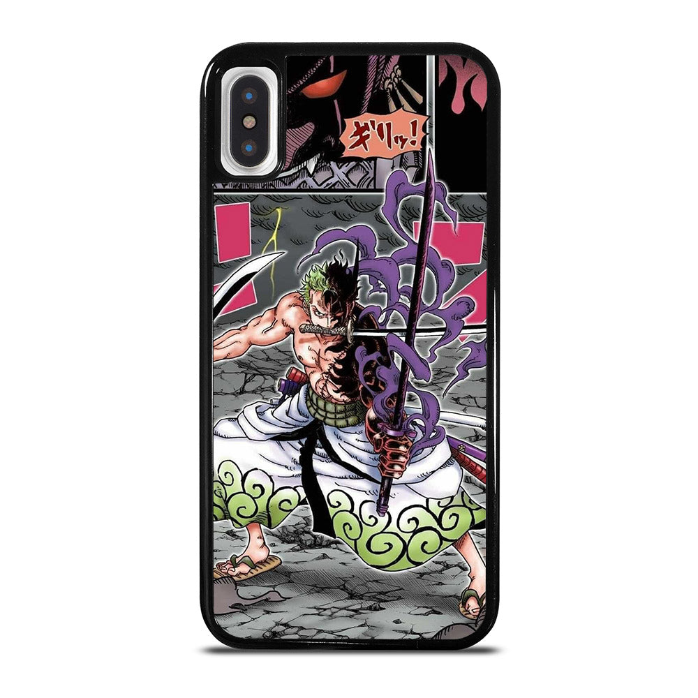 RORONOA ZORO ONE PIECE COMIC iPhone X / XS Case Cover