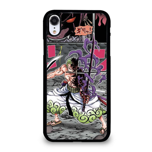 RORONOA ZORO ONE PIECE COMIC iPhone XR Case Cover