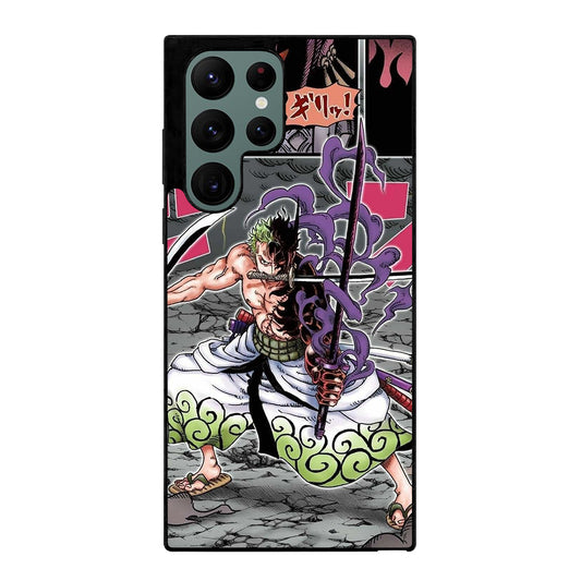 RORONOA ZORO ONE PIECE COMIC Samsung Galaxy S22 Ultra Case Cover