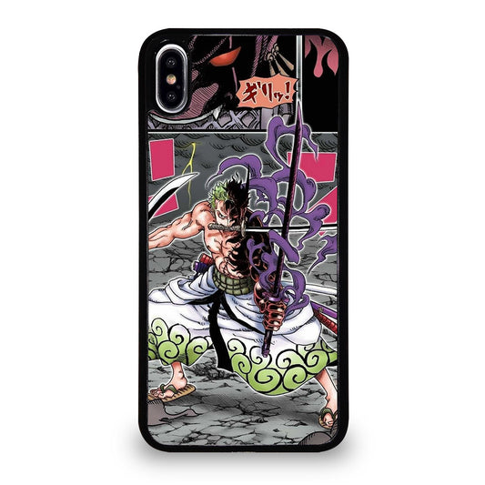RORONOA ZORO ONE PIECE COMIC iPhone XS Max Case Cover