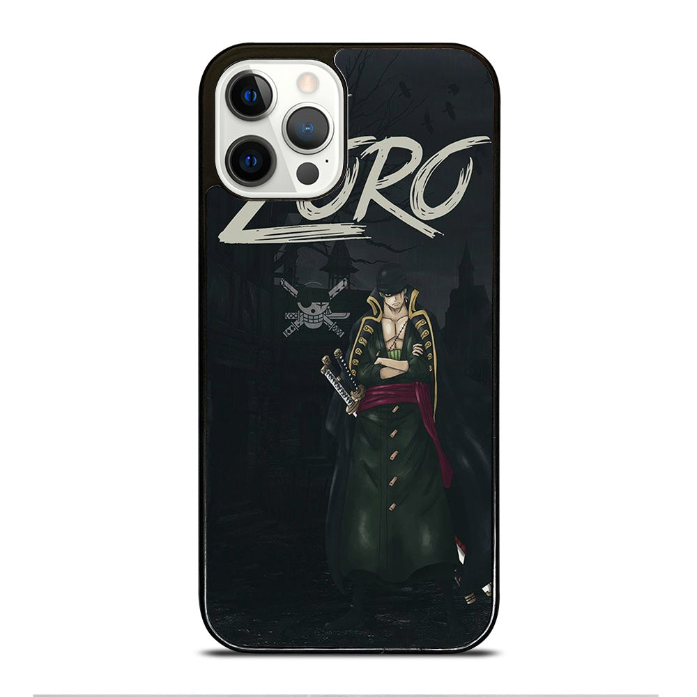 RORONOA ZORO ONE PIECE ANIME iPhone 12 Pro Case Cover