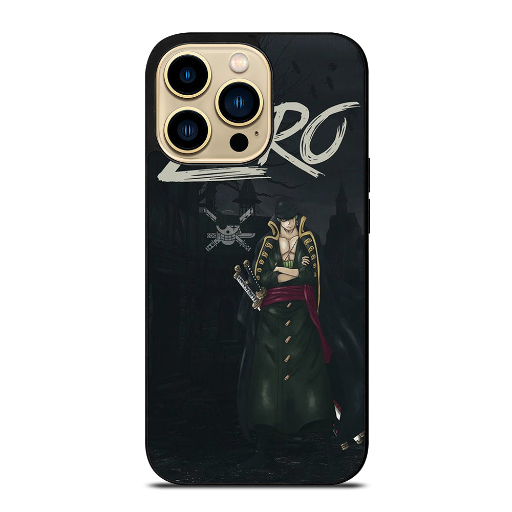 RORONOA ZORO ONE PIECE ANIME iPhone 14 Pro Max Case Cover