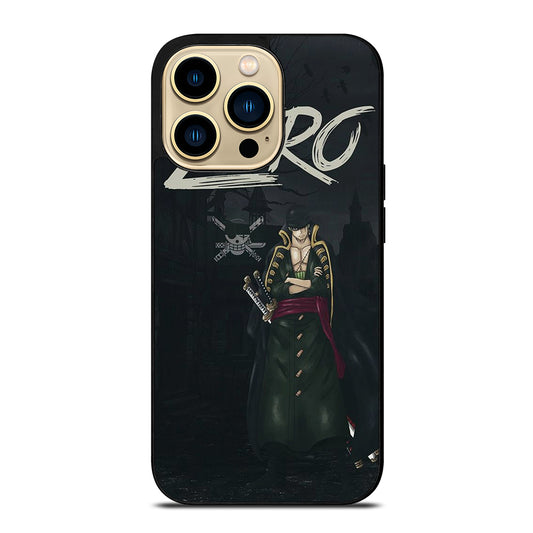RORONOA ZORO ONE PIECE ANIME iPhone 14 Pro Max Case Cover