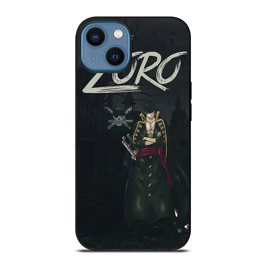 RORONOA ZORO ONE PIECE ANIME iPhone 14 Case Cover