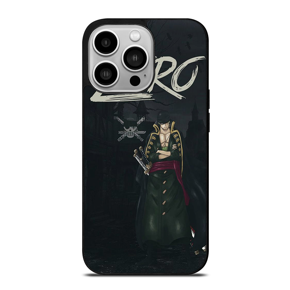 RORONOA ZORO ONE PIECE ANIME iPhone 14 Pro Case Cover
