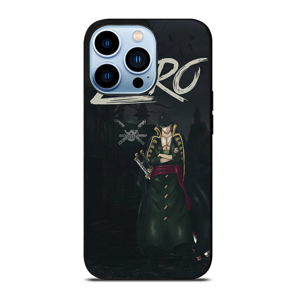 RORONOA ZORO ONE PIECE ANIME iPhone 13 Pro Max Case Cover