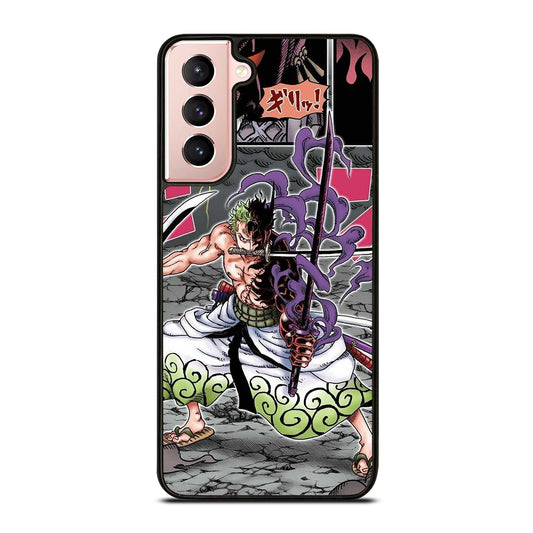RORONOA ZORO ONE PIECE COMIC Samsung Galaxy S21 Case Cover