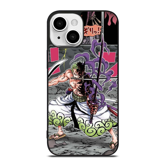 RORONOA ZORO ONE PIECE COMIC iPhone 13 Mini Case Cover
