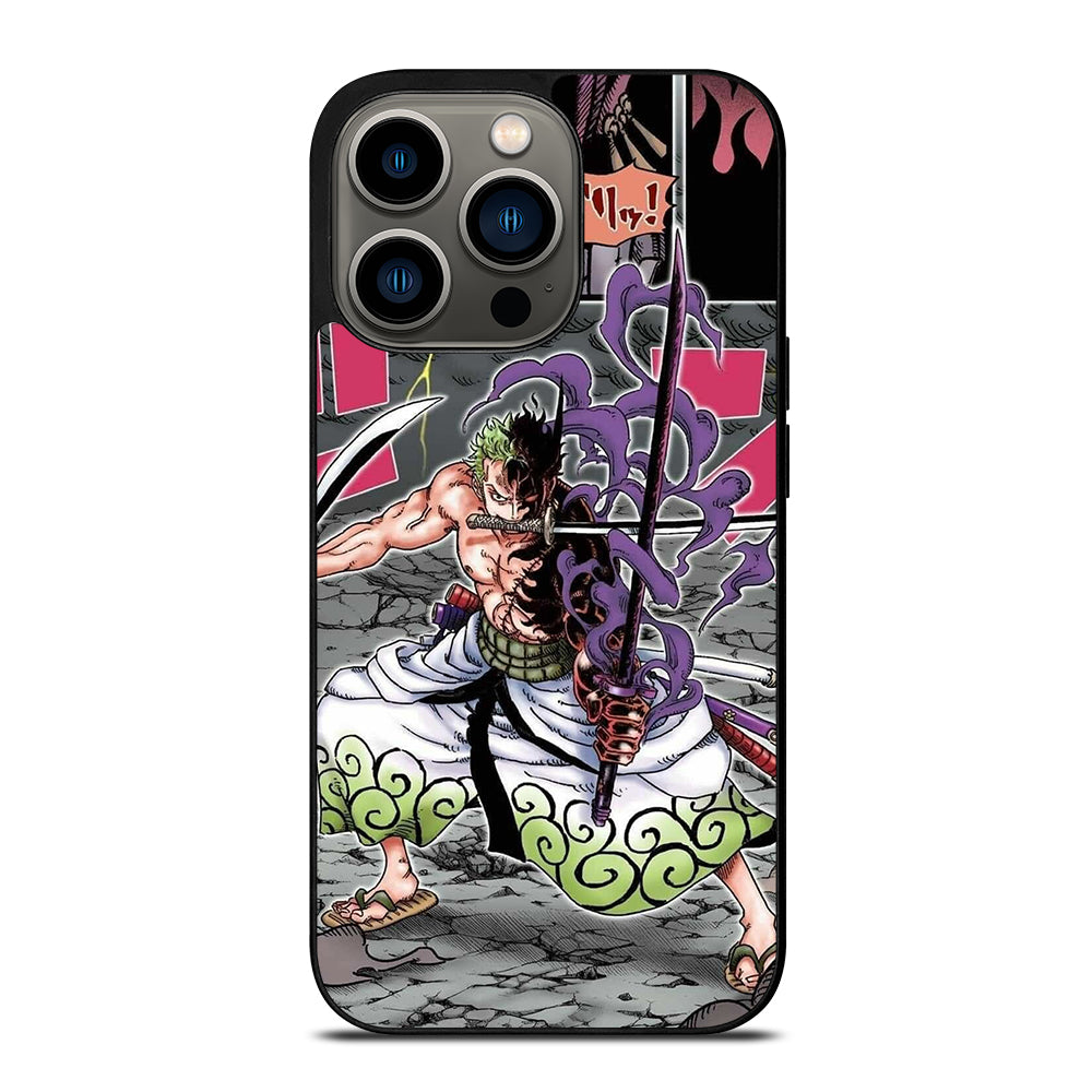 RORONOA ZORO ONE PIECE COMIC iPhone 13 Pro Case Cover