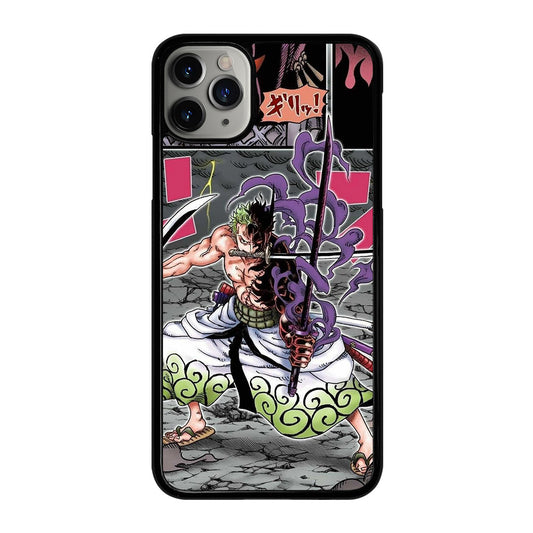 RORONOA ZORO ONE PIECE COMIC iPhone 11 Pro Max Case Cover