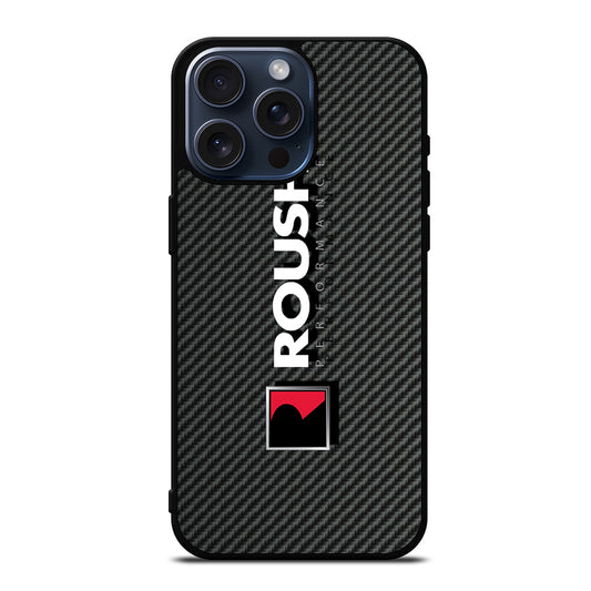 ROUSH RACING CARBON LOGO iPhone 15 Pro Max Case Cover