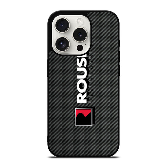 ROUSH RACING CARBON LOGO iPhone 15 Pro Case Cover