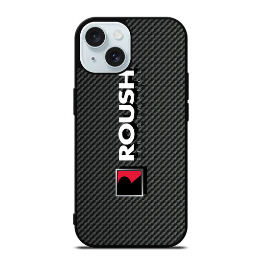 ROUSH RACING CARBON LOGO iPhone 15 Case Cover