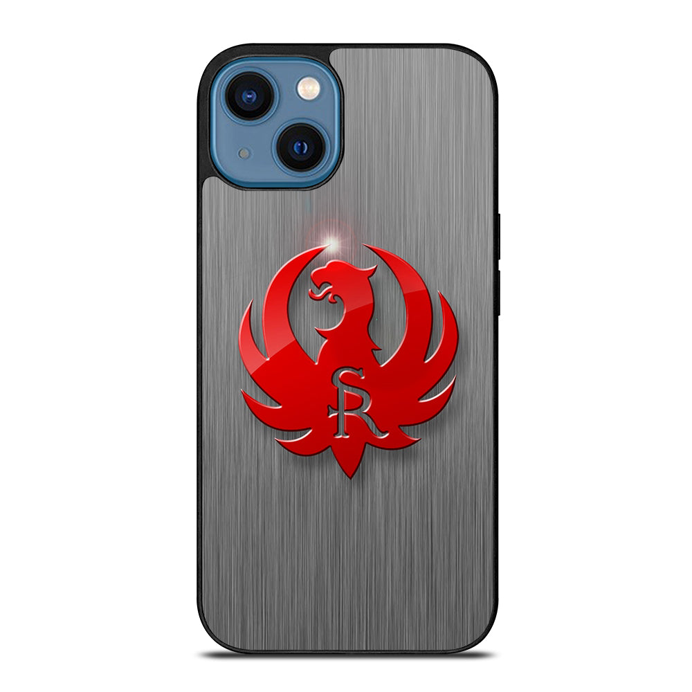 RUGER FIREARM METAL LOGO iPhone 14 Case Cover