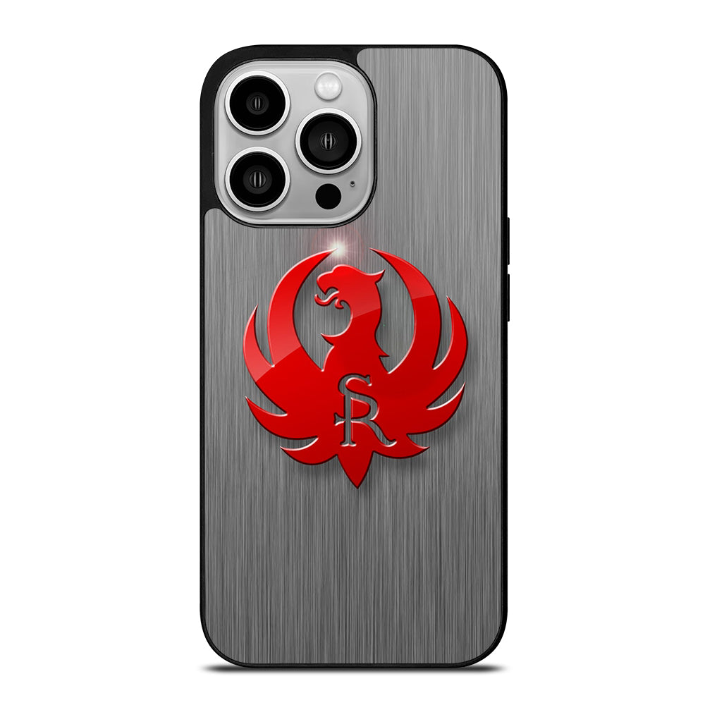 RUGER FIREARM METAL LOGO iPhone 14 Pro Case Cover
