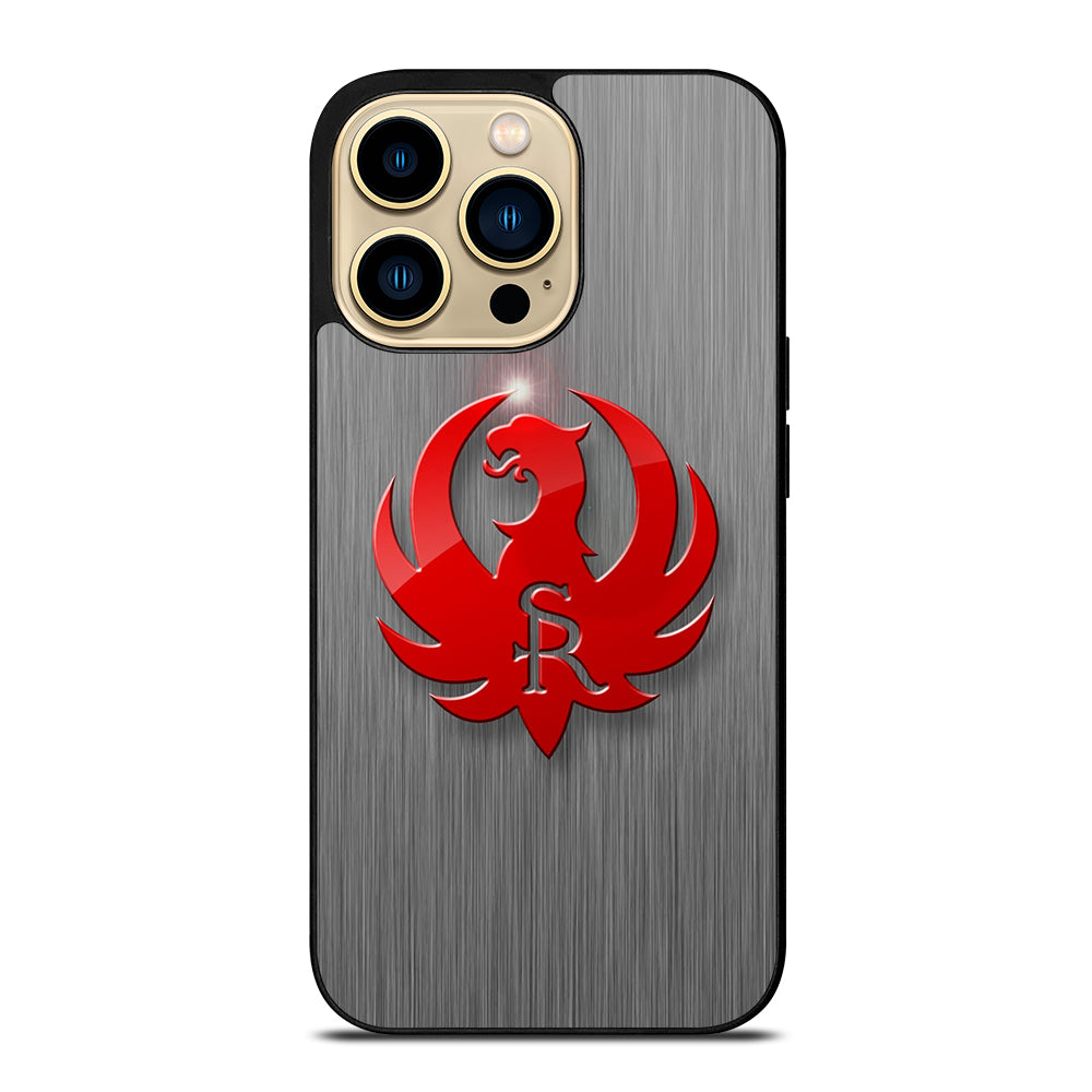 RUGER FIREARM METAL LOGO iPhone 14 Pro Max Case Cover