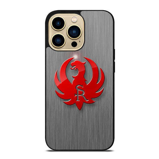 RUGER FIREARM METAL LOGO iPhone 14 Pro Max Case Cover