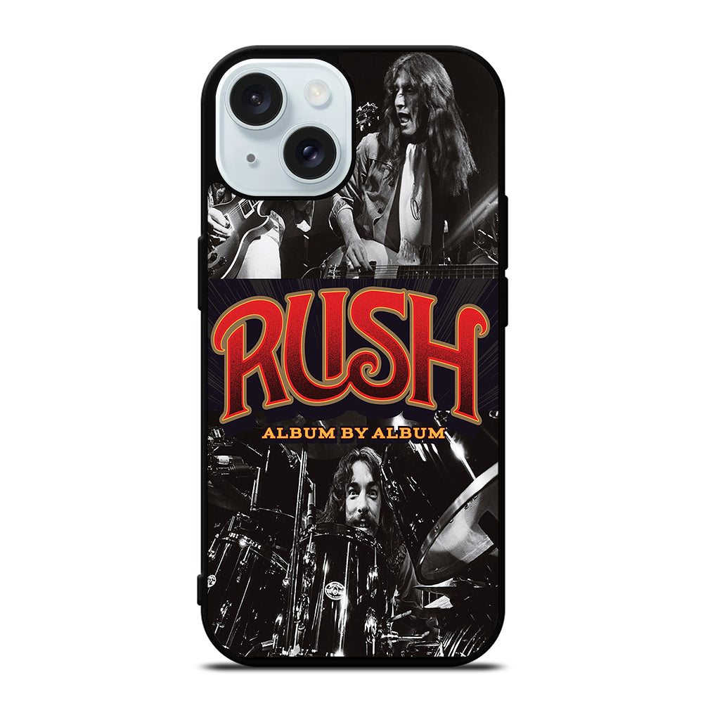 RUSH ALBUM BY ALBUM iPhone 15 Case Cover
