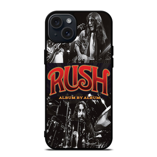 RUSH ALBUM BY ALBUM iPhone 15 Plus Case Cover
