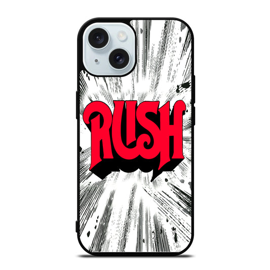 RUSH ROCK BAND LOGO iPhone 15 Case Cover