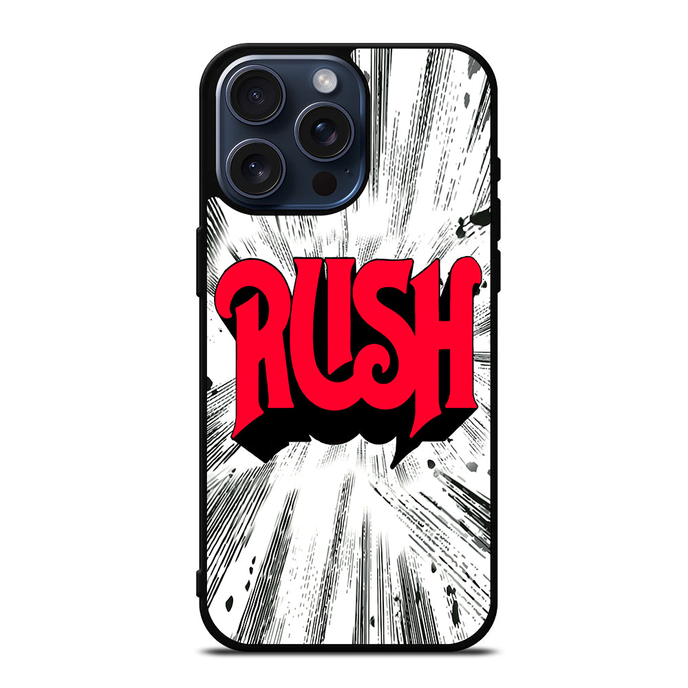 RUSH ROCK BAND LOGO iPhone 15 Pro Max Case Cover