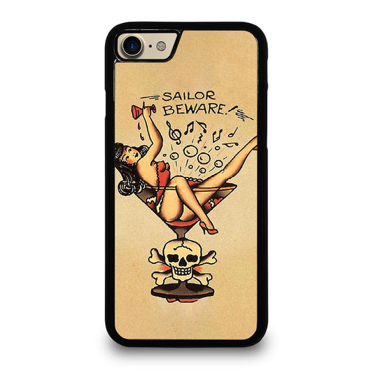 SAILOR JERRY BEWARE TATTOO iPhone 7 / 8 Case Cover