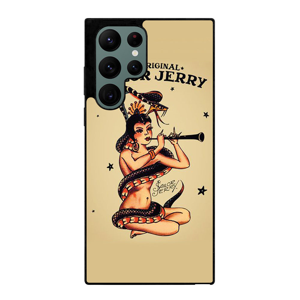 SAILOR JERRY GIRLL TATTOO 2 Samsung Galaxy S22 Ultra Case Cover