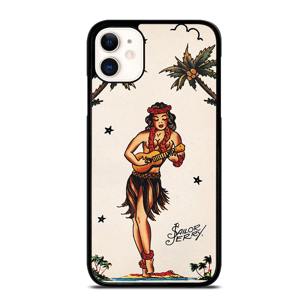 SAILOR JERRY GIRL TATTOO iPhone 11 Case Cover