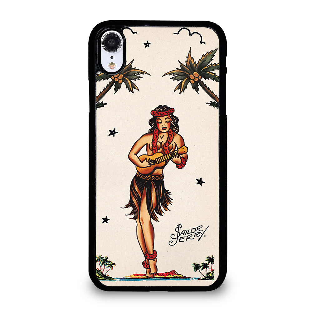 SAILOR JERRY GIRL TATTOO iPhone XR Case Cover