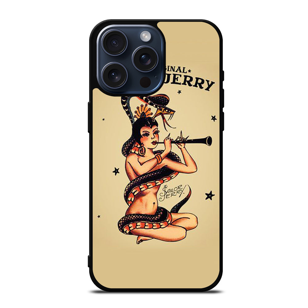 SAILOR JERRY GIRLL TATTOO 2 iPhone 15 Pro Max Case Cover