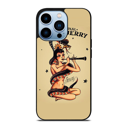 SAILOR JERRY GIRLL TATTOO 2 iPhone 13 Pro Max Case Cover