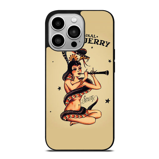 SAILOR JERRY GIRLL TATTOO 2 iPhone 14 Pro Case Cover