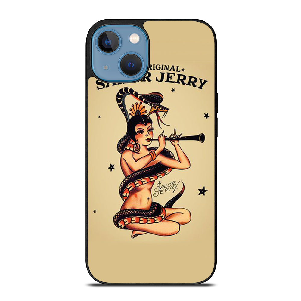 SAILOR JERRY GIRLL TATTOO 2 iPhone 13 Case Cover
