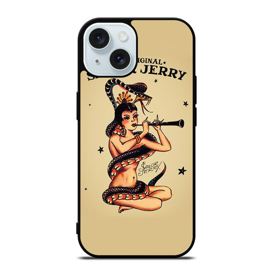 SAILOR JERRY GIRLL TATTOO 2 iPhone 15 Case Cover