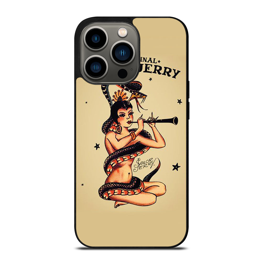 SAILOR JERRY GIRLL TATTOO 2 iPhone 13 Pro Case Cover