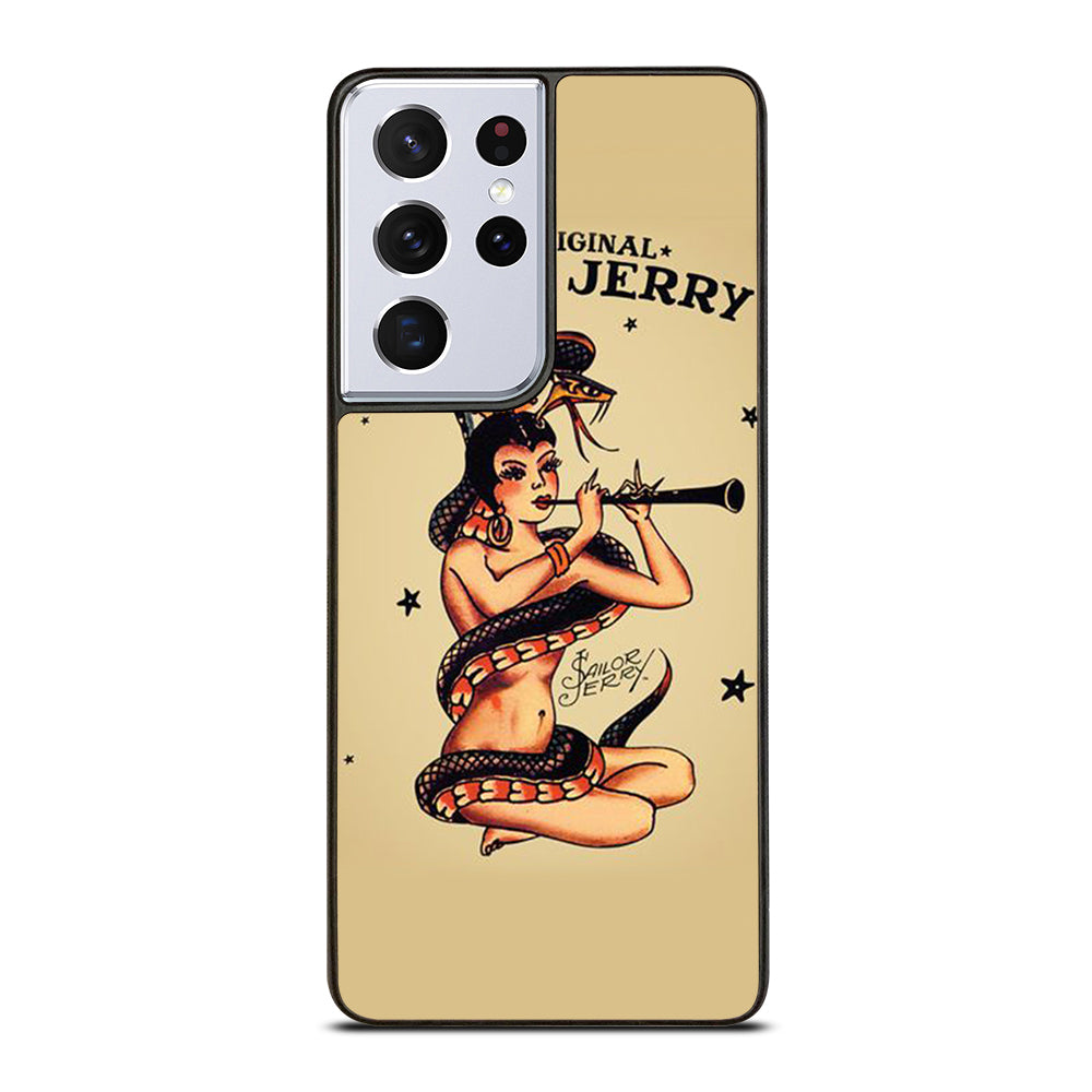 SAILOR JERRY GIRLL TATTOO 2 Samsung Galaxy S21 Ultra Case Cover