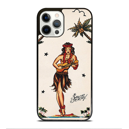 SAILOR JERRY GIRL TATTOO iPhone 12 Pro Case Cover