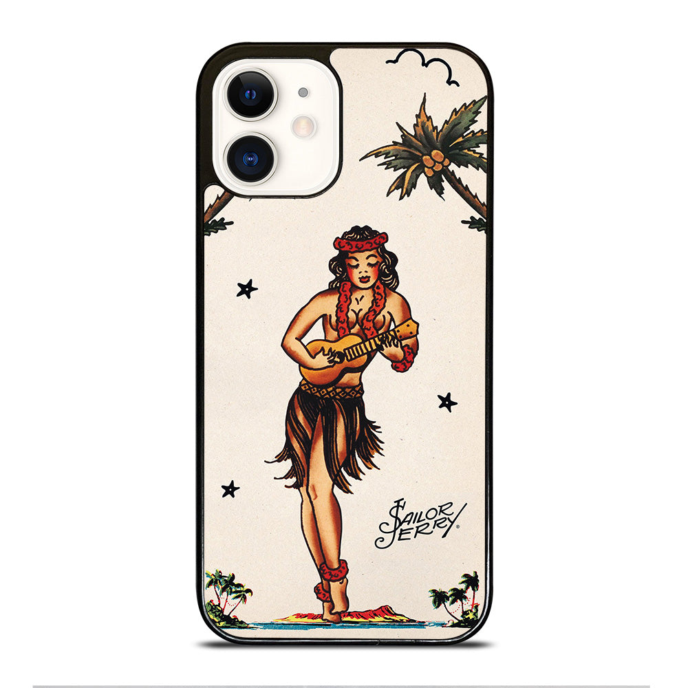 SAILOR JERRY GIRL TATTOO iPhone 12 Case Cover