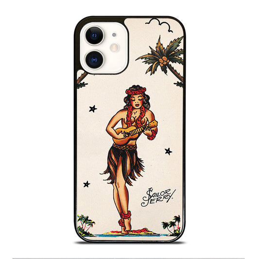 SAILOR JERRY GIRL TATTOO iPhone 12 Case Cover