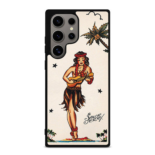 SAILOR JERRY GIRL TATTOO Samsung Galaxy S24 Ultra Case Cover