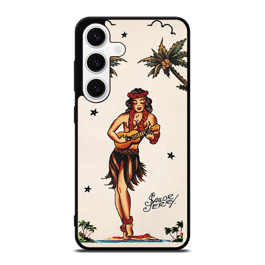 SAILOR JERRY GIRL TATTOO Samsung Galaxy S24 Case Cover